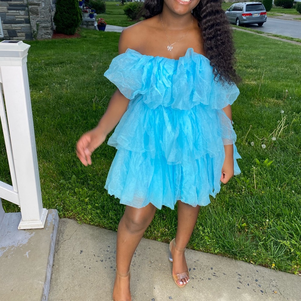 Tinka bell mesh tulle dress